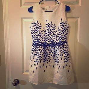 NWOT White Fit & Flare Mini Dress Size M